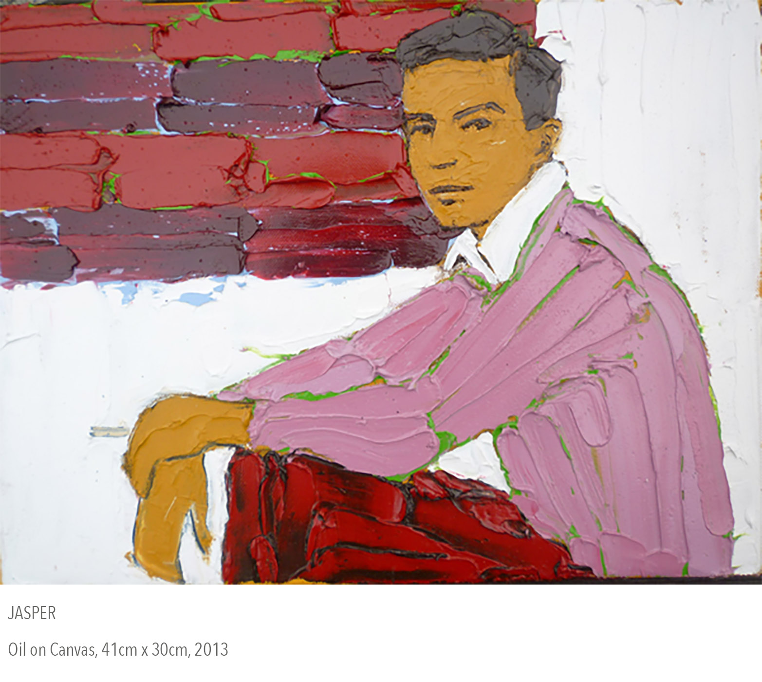 2013 oil painting called Jasper